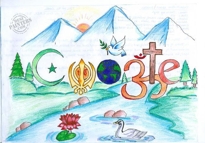 google doodle winners. This was my entry for “Doodle