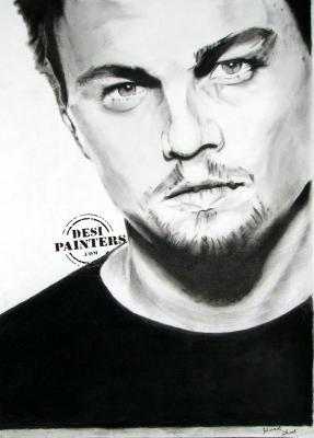 Sketch of Leonardo DiCaprio - DesiPainters.com