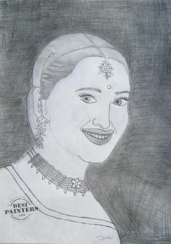 Sketch of an Indian Woman