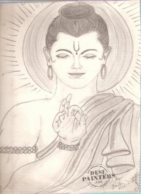 Lord Bhuddha - DesiPainters.com