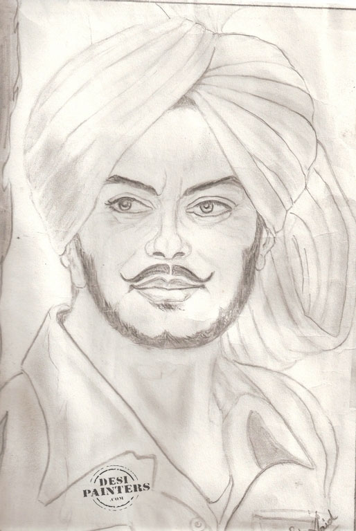 Update 198+ shaheed bhagat singh sketch latest