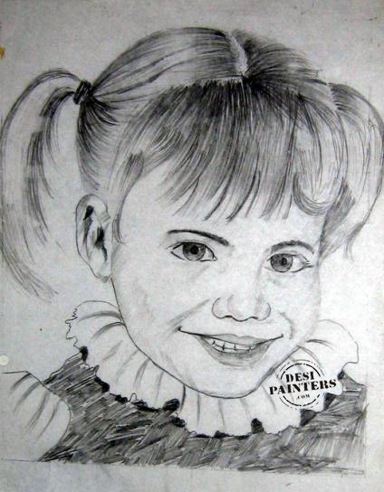 Little Girl - DesiPainters.com