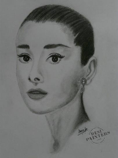 Audrey Hepburn - DesiPainters.com