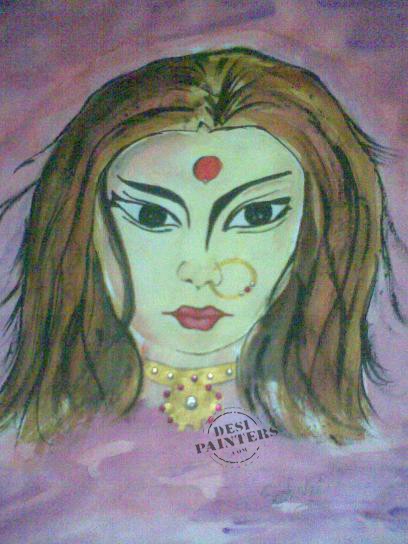 Lord Durga - DesiPainters.com