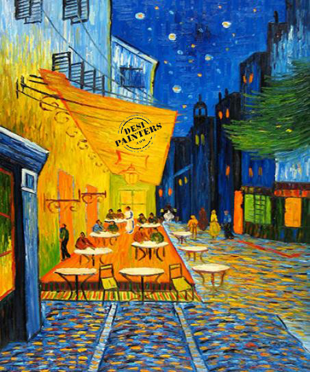 Vincent Van Gogh Cafe Terrace at Night - DesiPainters.com