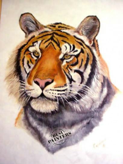 Tiger - DesiPainters.com