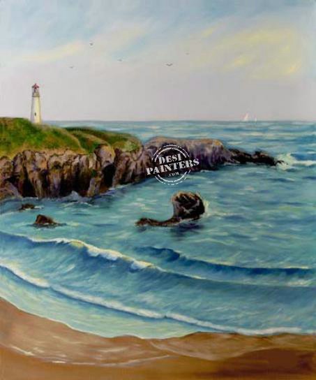 Yaquina Head - DesiPainters.com