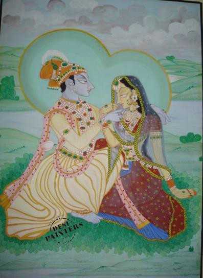 Radha Krishna - DesiPainters.com