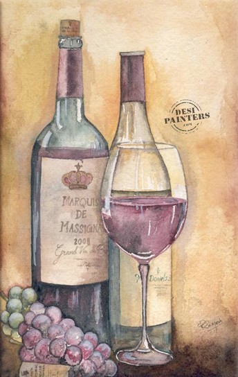 Wine - DesiPainters.com