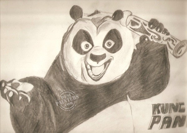 Kung Fu Panda - DesiPainters.com