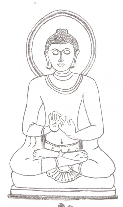 Gautam Buddha - DesiPainters.com