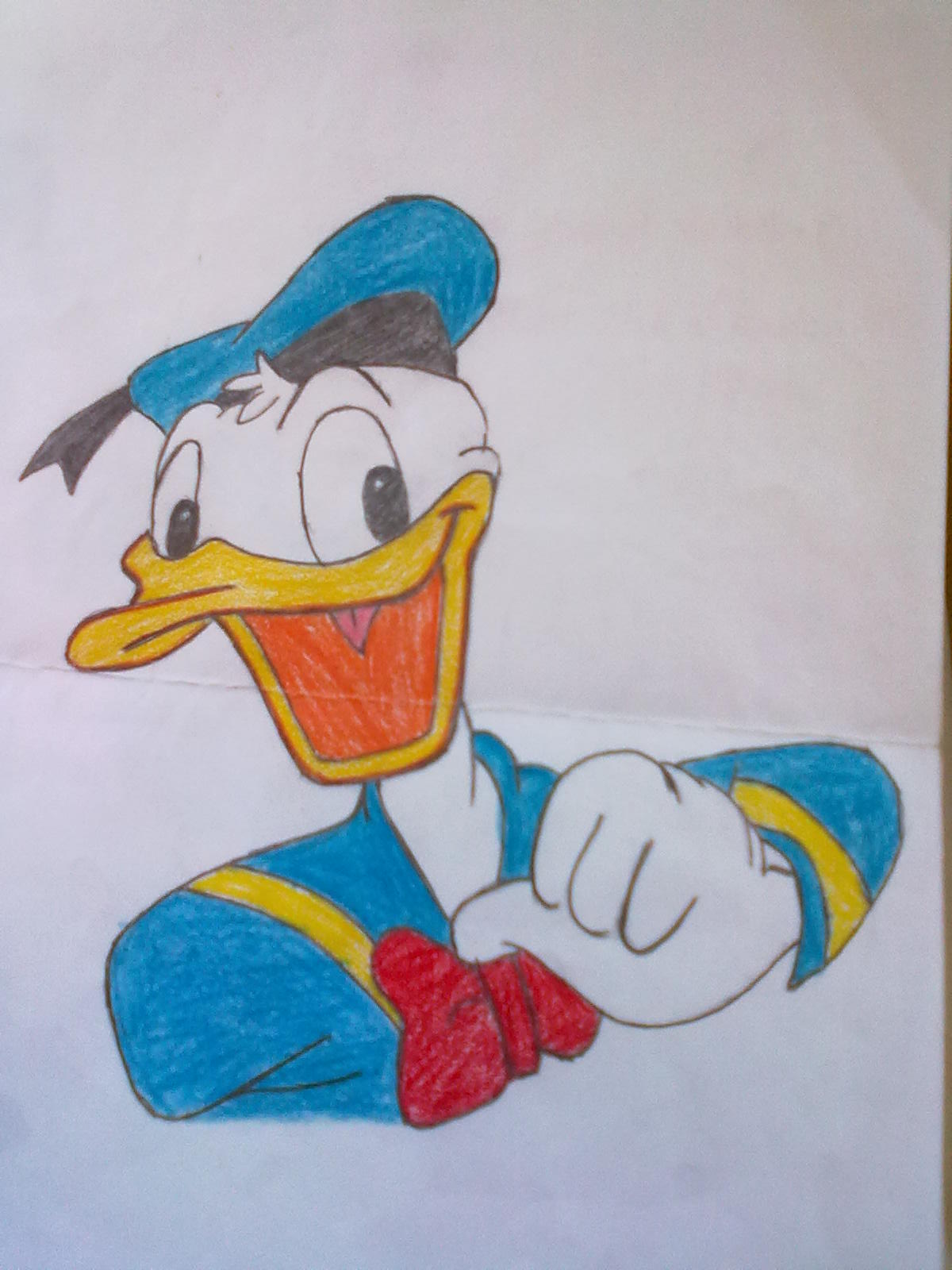 Study of Donald Duck #2 Drawing by Tony Clark - Fine Art America