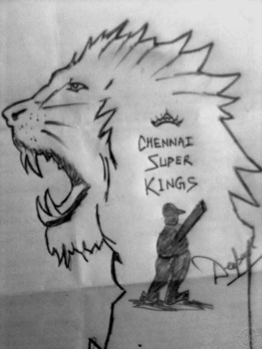 Chennai Super Kings Logo - DesiPainters.com