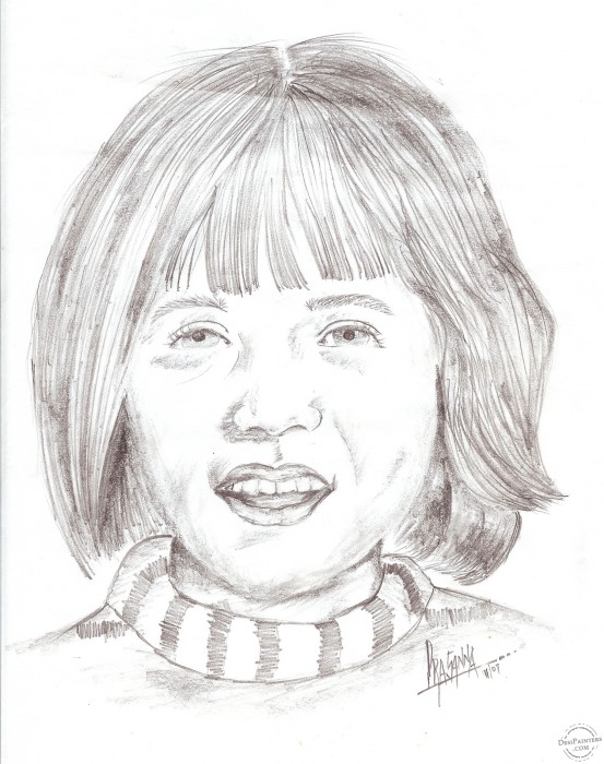 Sketch of A Cute Girl
