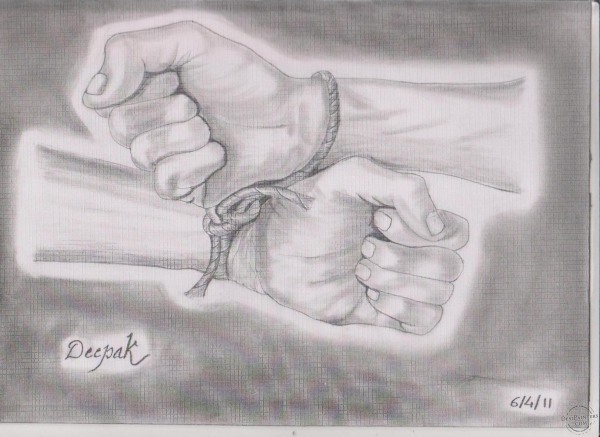 Tied Hands Sketch