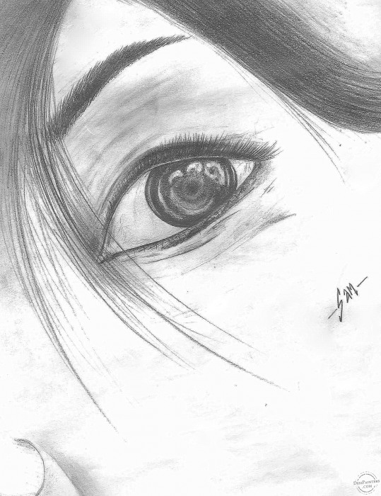 Eyes which never say lie.. - DesiPainters.com