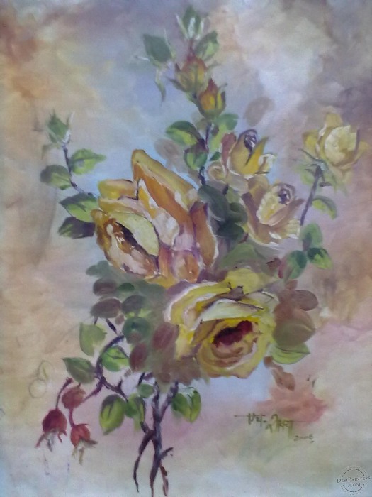 Roses Painting - DesiPainters.com