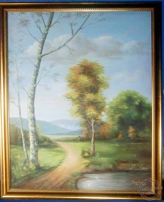 Landscape Oil Painting - DesiPainters.com