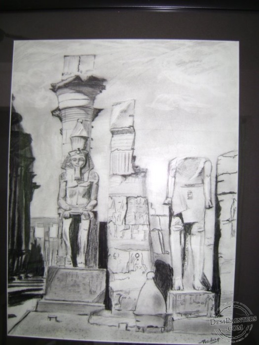 Egyptian Ruins - DesiPainters.com