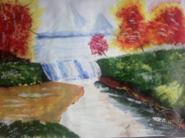 Acryl Painting of Nature