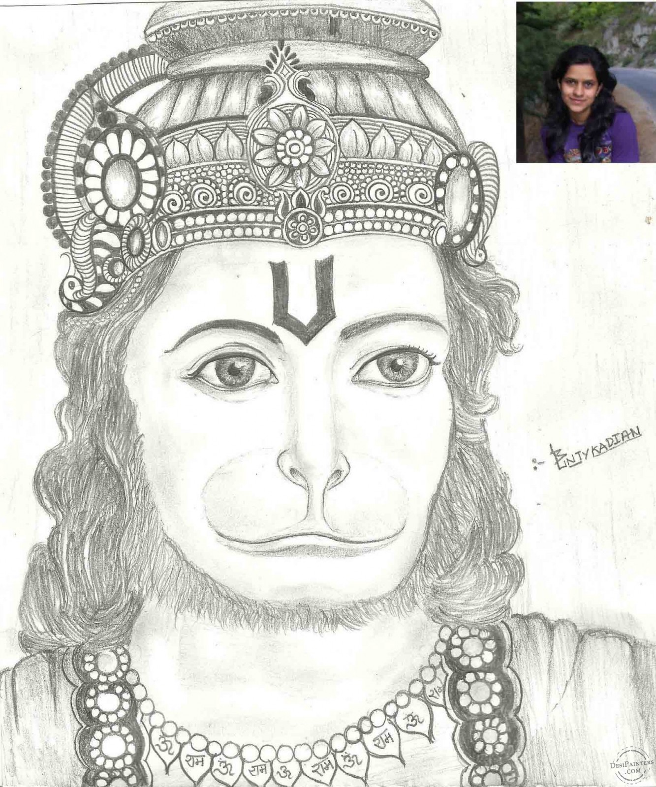 Prajapati Hiren on LinkedIn: #lord #hanuman #art #sketch #drawing