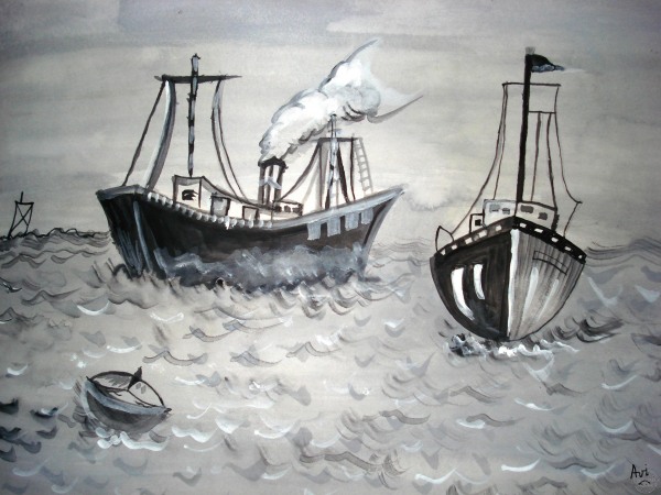 Sailing Ship - DesiPainters.com