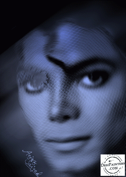 Digital Painting of Michael Jackson