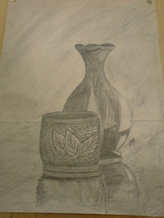 Still Life Sketch by Safia Naz - DesiPainters.com