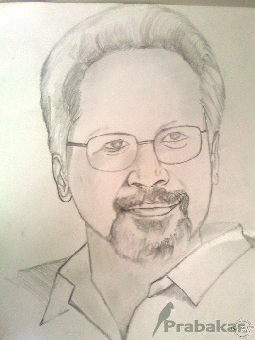 Pencil Sketch of Manirathnam - DesiPainters.com