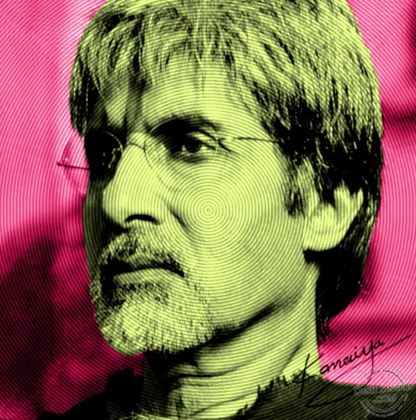 Digital Painting of Amitabh - DesiPainters.com