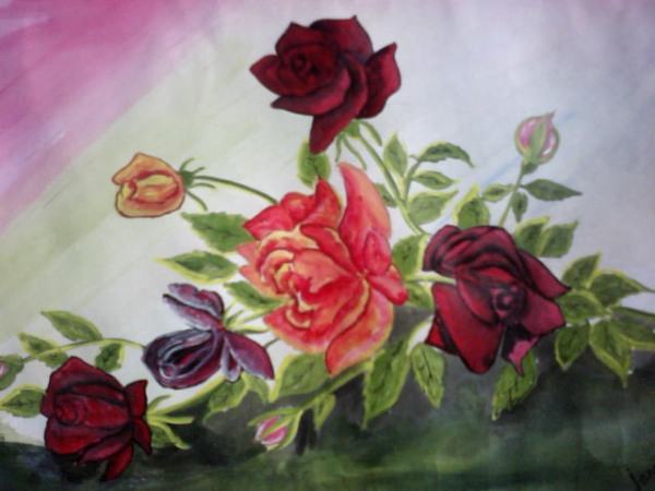 Bunch of Roses - DesiPainters.com