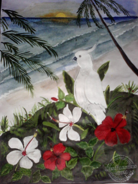 A white bird
