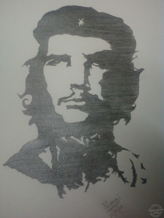 Che Guevara Pencil Sketch - DesiPainters.com