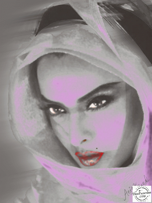 Digital Painting of Rekha