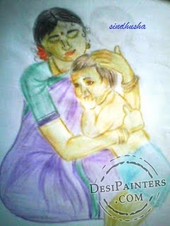 Mother’s Love - DesiPainters.com