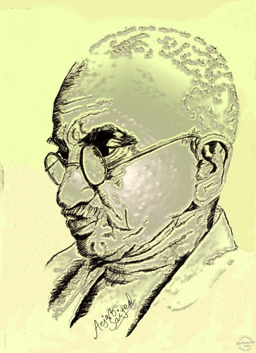 Mahatma Gandhi – Father of the Nation - DesiPainters.com