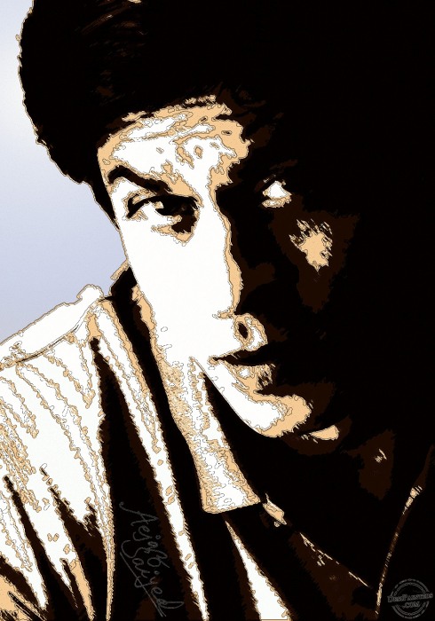 Digital Painting of Shahrukh khan