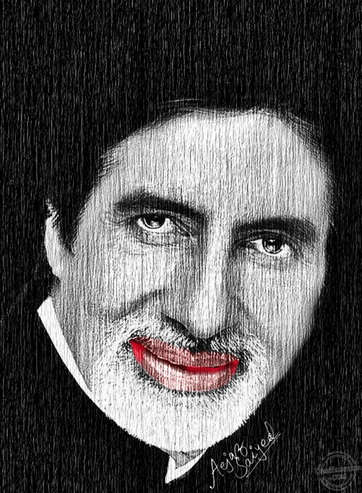 Digital Painting – Amitabh Bachchan - DesiPainters.com