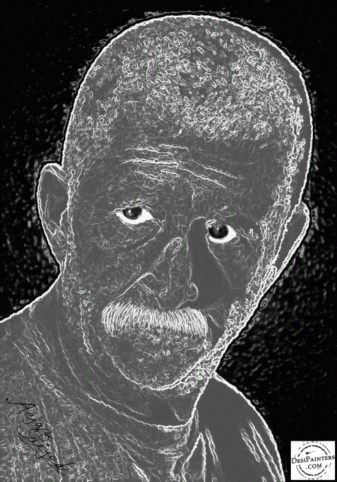 Digital Painting – Naseeruddin Shah - DesiPainters.com