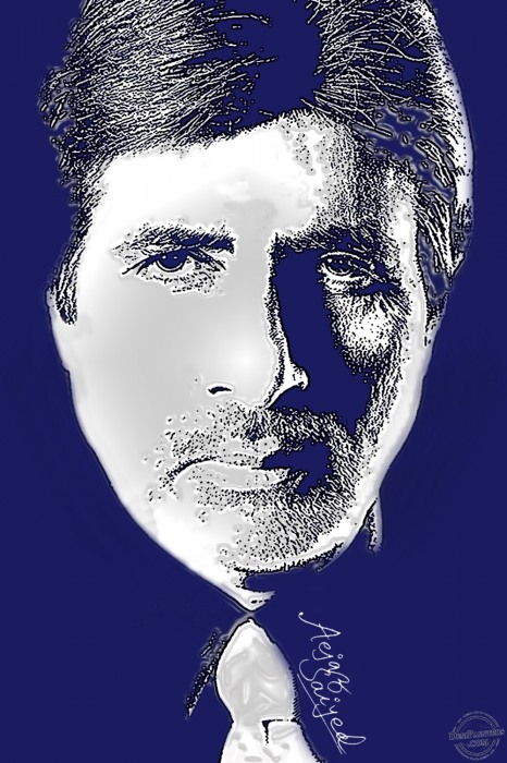 Digital Painting Amitabh bachchan