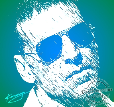 Digital painting of Akshay Kumar