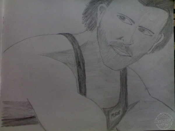 Pencil Sketch of Hrithik Roshan