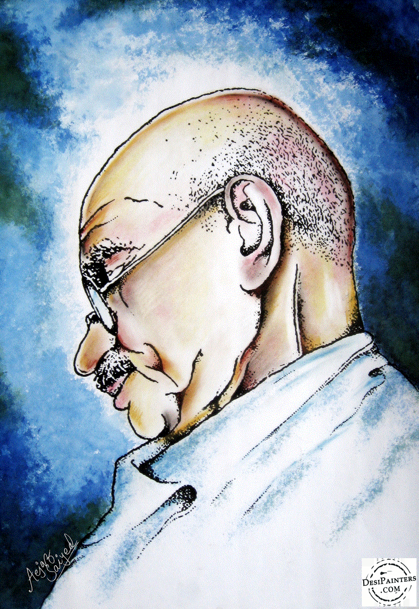 Beautiful Happy Gandhi Jayanti Background With Mahatma Gandhi Sketch Vector  Royalty Free SVG, Cliparts, Vectors, and Stock Illustration. Image  155787438.