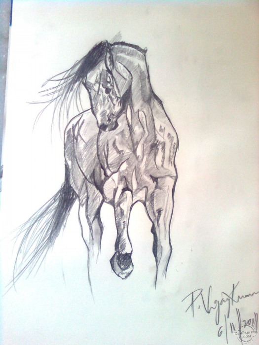 Horse Painting - DesiPainters.com