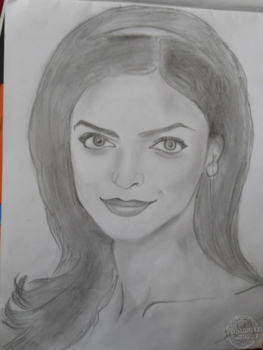 Deepika Padukone Pencil Sketch