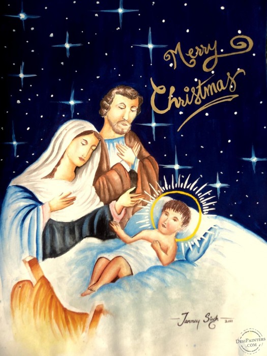 Merry Christmas - DesiPainters.com