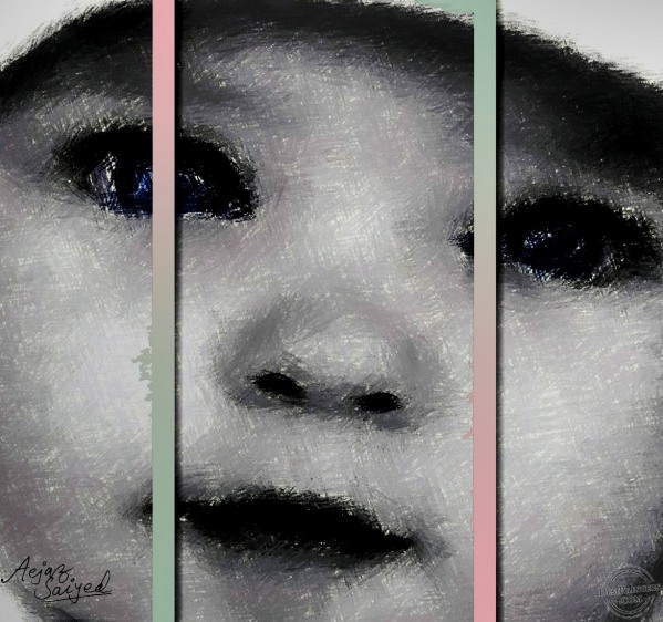 Digital Painting of A Child