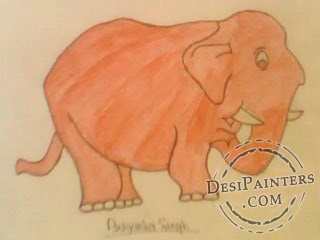 An Elephant - DesiPainters.com