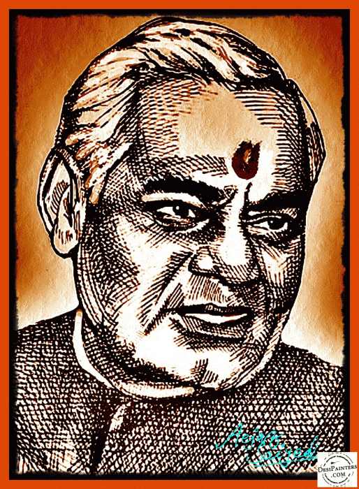 Atal Bihari Vajpayee Painting