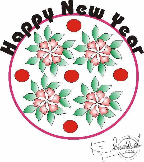 Happy New Year - DesiPainters.com